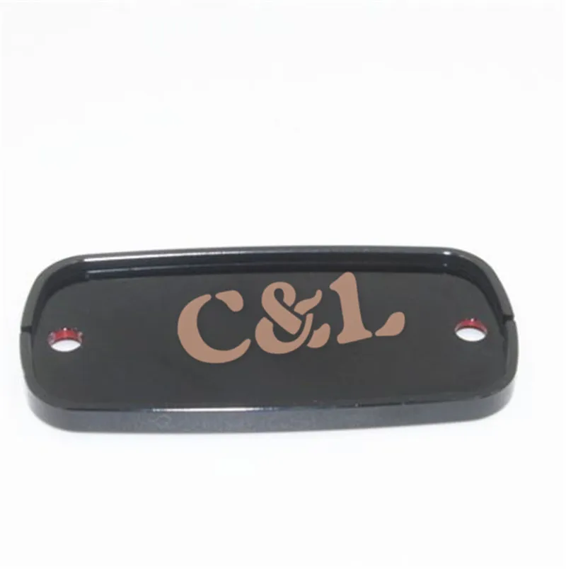 Универсальный Красный Пламя Передняя Тормозная жидкость крышка чоппер крейсер