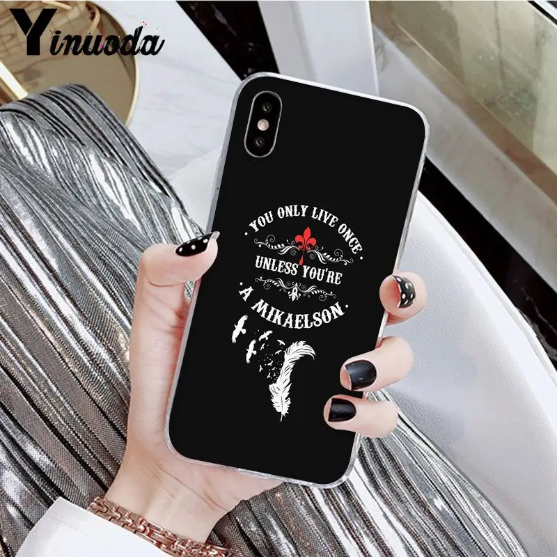A8 Yinuoda Дневники вампира Стефан Деймон Сальваторе чехол для телефона для Apple iPhone 8 7 6 6S Plus X XS MAX 5 5S SE XR мобильные телефоны - Цвет: A8