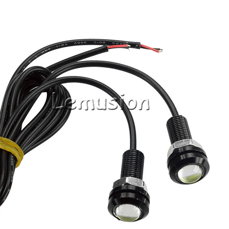 2X 18 мм Eagle Eye DIY DRL Стайлинг автомобиля для Volkswagen VW Polo Passat B5 B6 CC Golf 4 5 6 7 Touran T5 Tiguan Bora