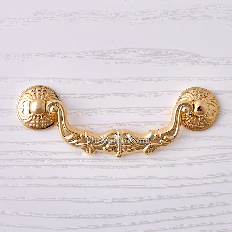 10 шт. европейские Твердые Латунные Ручки для шкафов ручки ящиков кухонных дверей