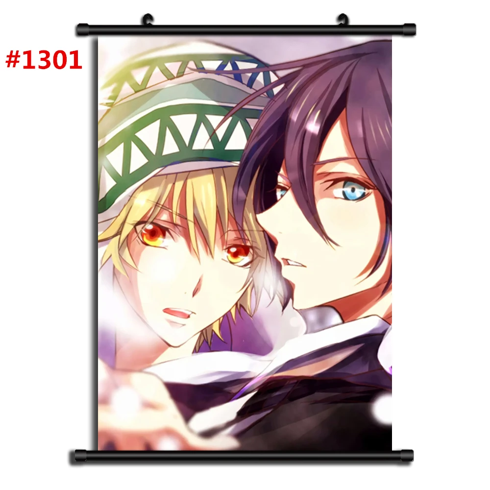1301 Noragami Аниме Манга настенный плакат свиток B - Цвет: 1301