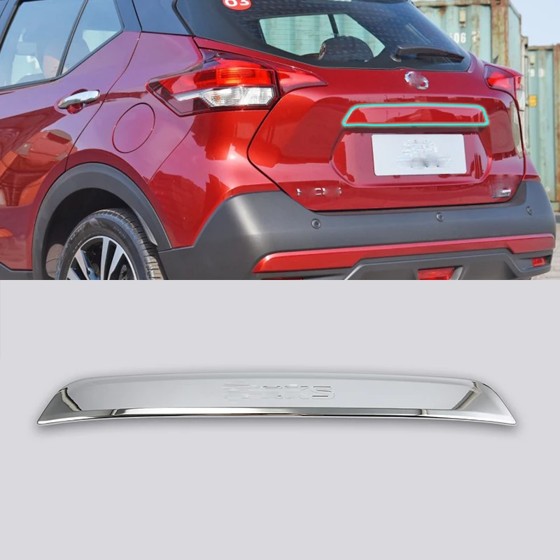 

ABS Rear Tail Trunk Lid Molding Cover Trim 1pcs Car Styling For Nissan 17 KICKS