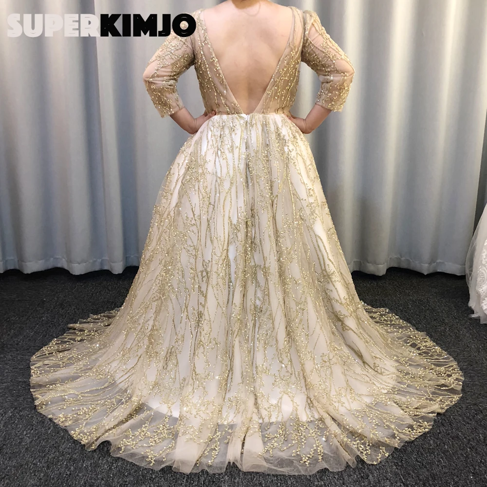 SuperKimJo Vestidos De Fiesta Роскошные Выпускные платья бальное платье с бисером элегантное