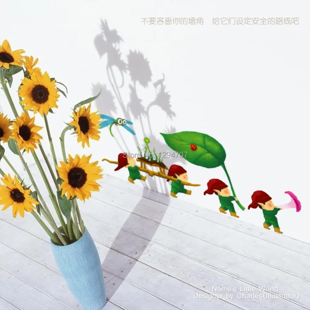 Оригинальный новый дизайн Nome's little world Наклейка Съемный Настенный стикер