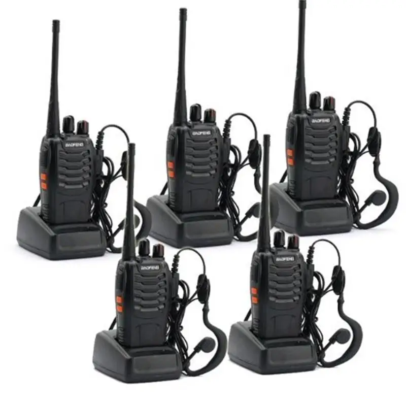 Портативный двухсторонний радиоприемник Baofeng 5 шт. Вт УВЧ 400 470 МГц|walkie talkie|baofeng
