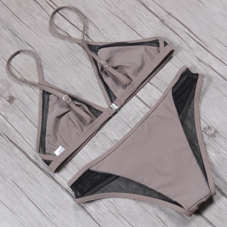 KayVis женский купальник-бикини в клетку сексуальный ретро купальник с высоким