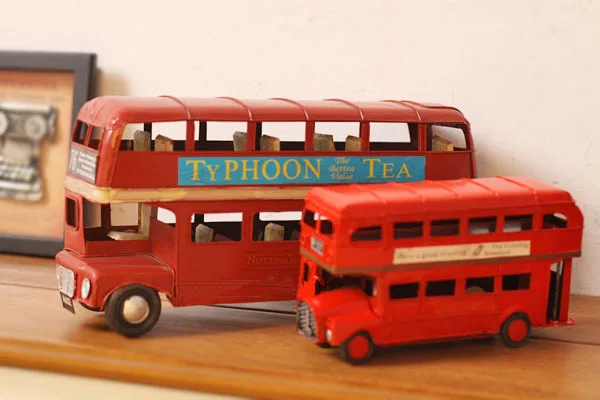 Бесплатная доставка! Лондонский уличный Железный двухэтажный автобус модель