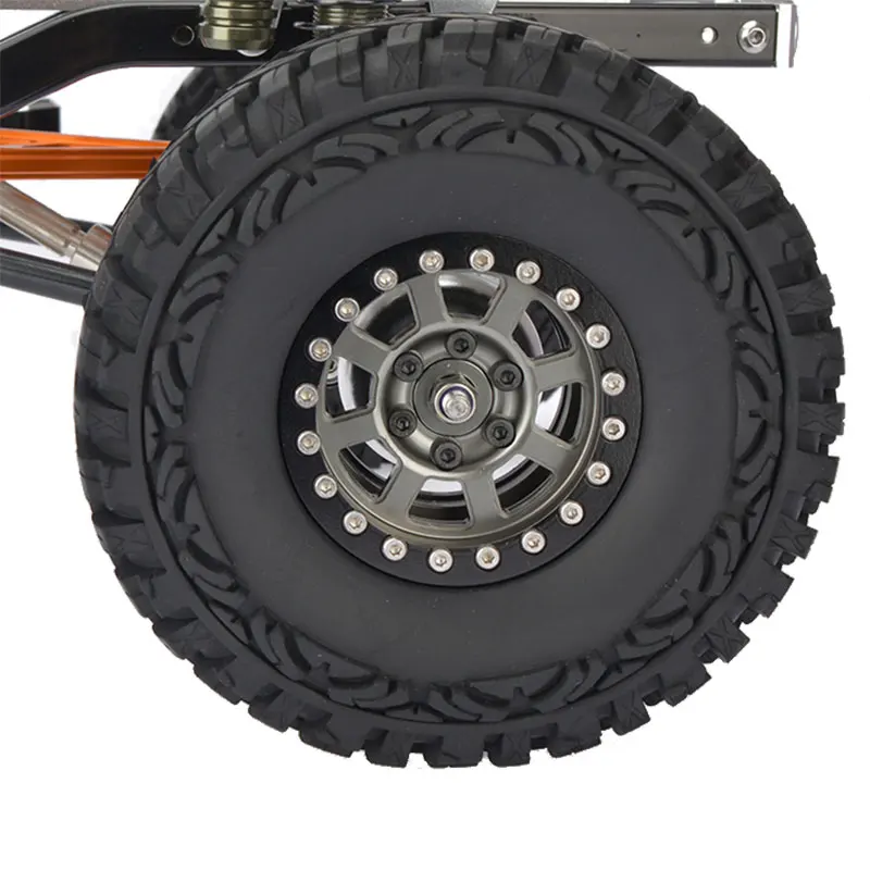 RC CNC сплав SCX10 шасси 1/10 масштаб 4WD Рок Гусеничный рама комплект в сборе с боковой ступенью боковой педали