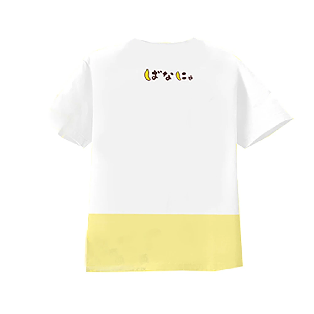 Футболка Bananya из хлопка для косплея милая Повседневная рубашка с изображением