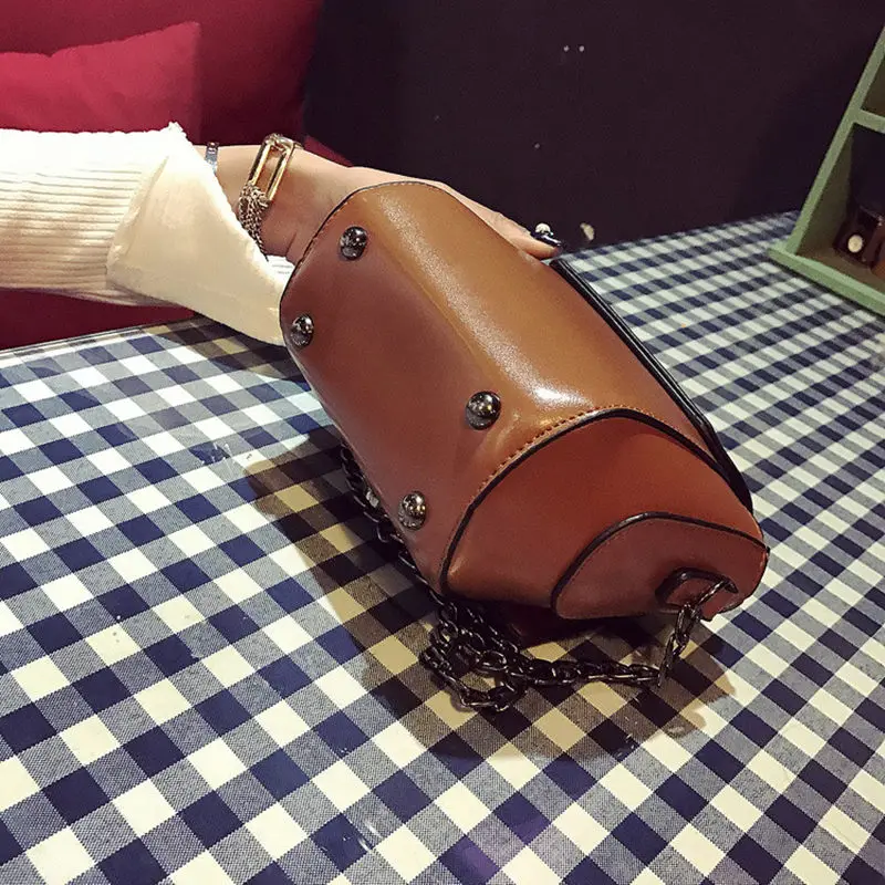 RanHuang Новый 2019 Для женщин небольшие сумки на ремне цепи Курьерские искусственная