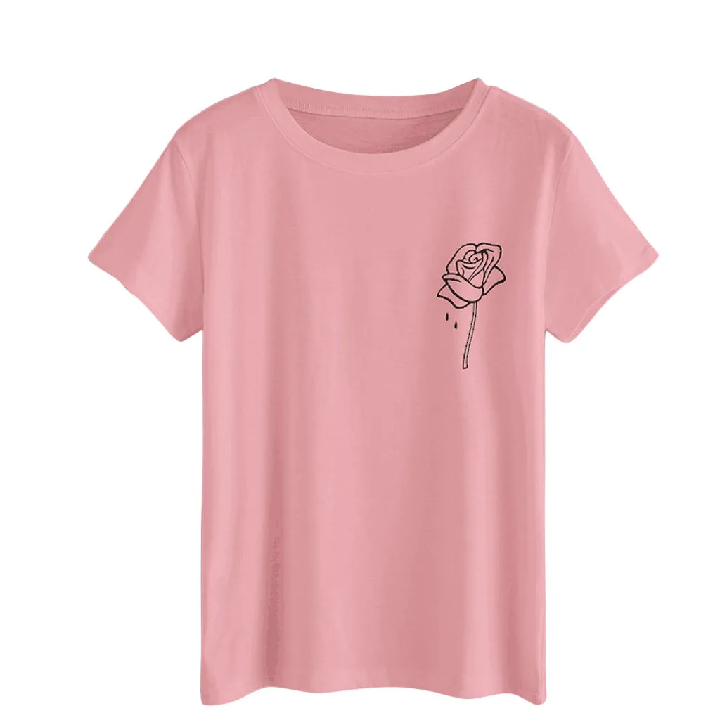 Женская летняя повседневная футболка большого размера женская модная с коротким