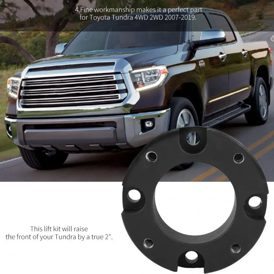 2 шт передний нивелировочный подъемник комплект 2 ''для Toyota Tundra 4WD 2WD 2007- автомобильный подъемник наборы Авто профессиональные аксессуары