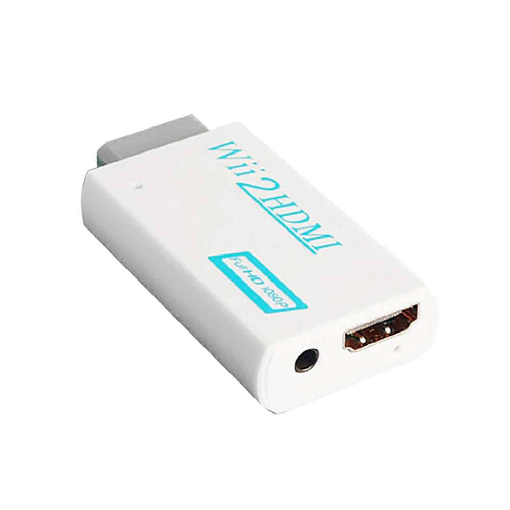 Конвертер с поддержкой аудио Full HD 720P 1080P 3 5 мм для Wii 2 HDMI совместимый адаптер HDTV