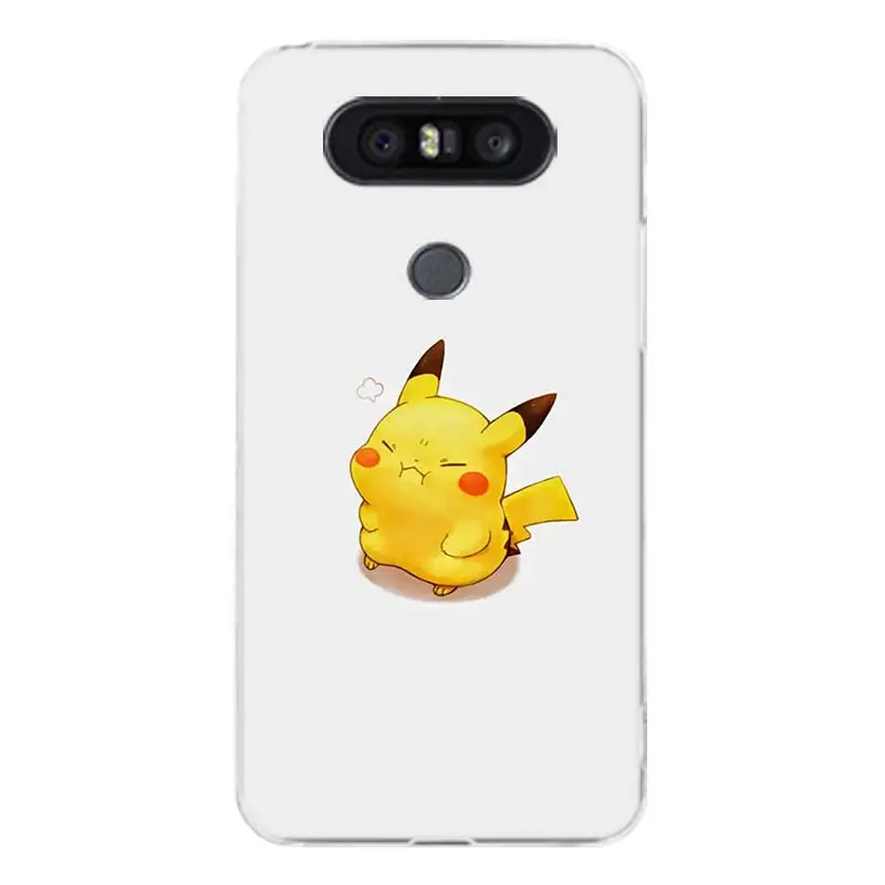 Pikachue с героями Монстры покемона пары Мягкий силиконовый чехол из ТПУ для LG G6 V30 G4 G5
