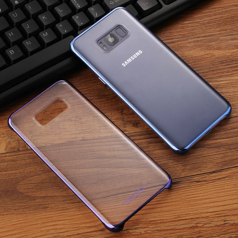 Для samsung S8 S 8 plus чехол прозрачный противоударный жесткий ПК ударопрочный задняя