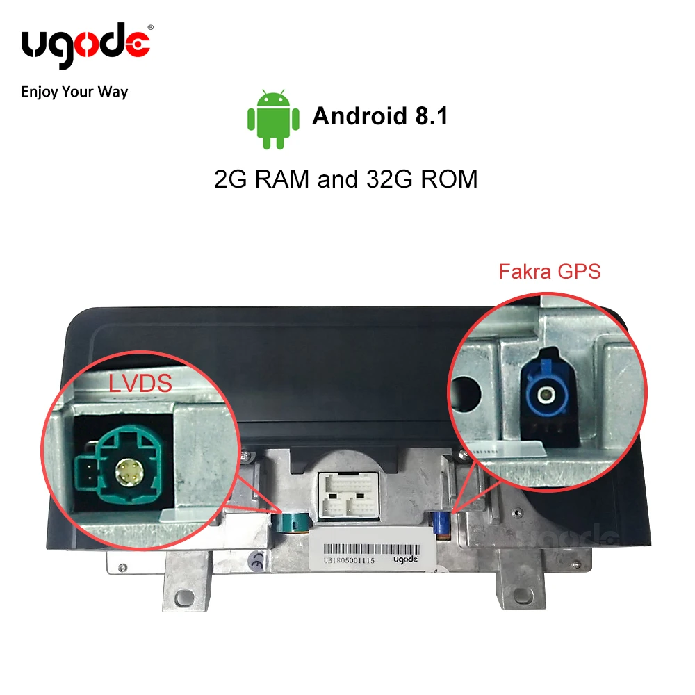 Ugode PX6 Автомобильный GPS навигатор 10 25 &quotAndroid 9 0 для BMW X5 F15 X6 F16 (2014-2017) NBT Радио Видео