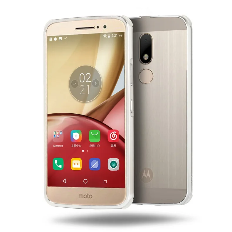 Для Moto M чехол противоударный металлический Алюминиевая Матовая рамка PC задняя крышка для Motorola Moto M XT1662 5,5 чехол для телефона Coque