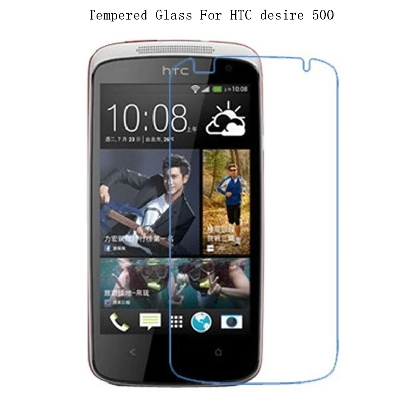 9H 0 26 мм для HTC desire 500 Закаленное стекло Защитная пленка Взрывозащищенная Защита