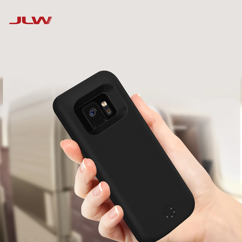 JLW 5000 мАч Батарея Зарядное устройство Мощность чехол для samsung Galaxy S9 резервный