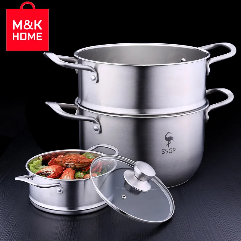 M & K бытовые кухонные приборы инструменты 304 суповая из нержавеющей стали горшок