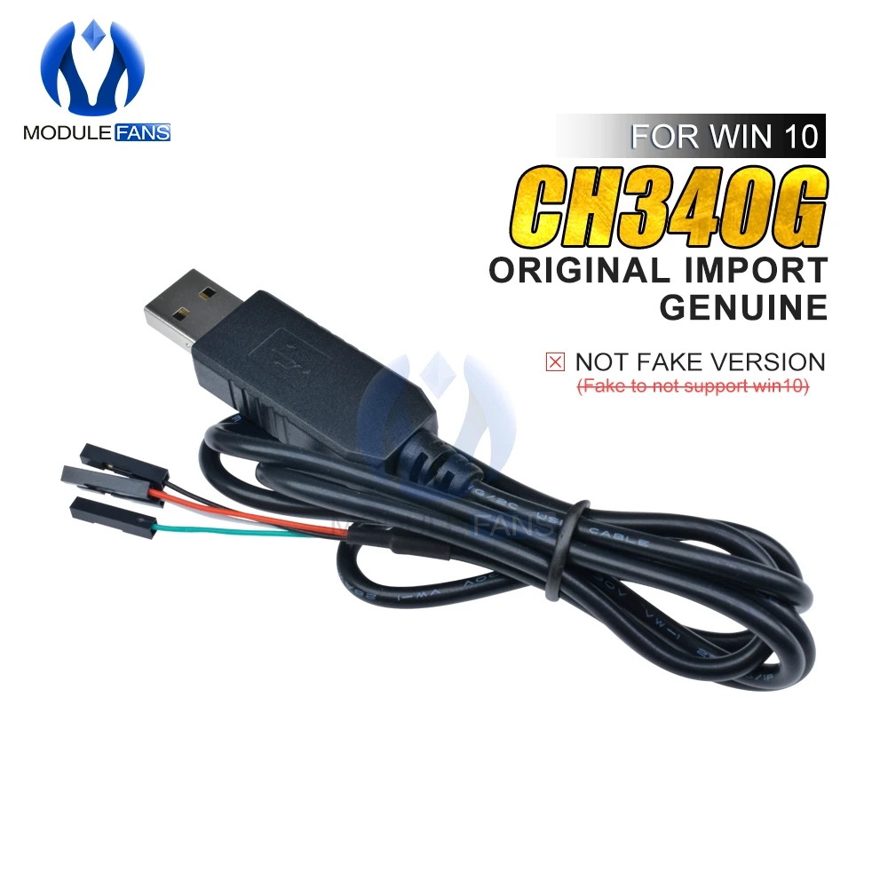 Оригинальный кабель для скачивания CH340G CH340 USB к TTL последовательный провод