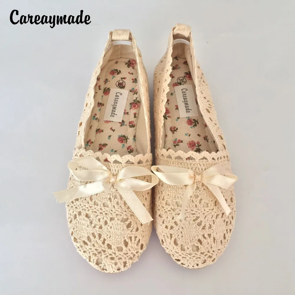 Новинка! Женские туфли ручной работы Careaymade в японском стиле на шнуровке ретро