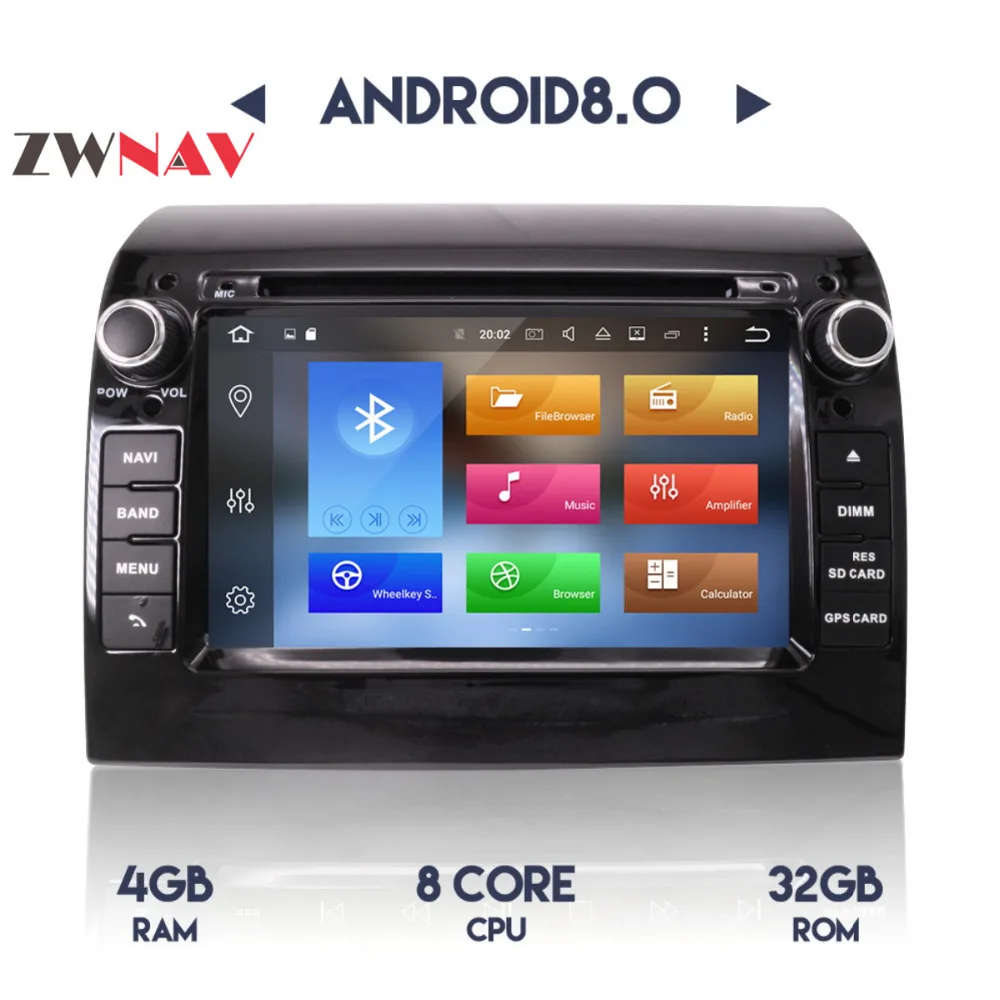Новейший автомобильный DVD плеер на Android 8 0 7 1 GPS навигатор для FIAT DUCATO 2011 2012 2013 2014 2015