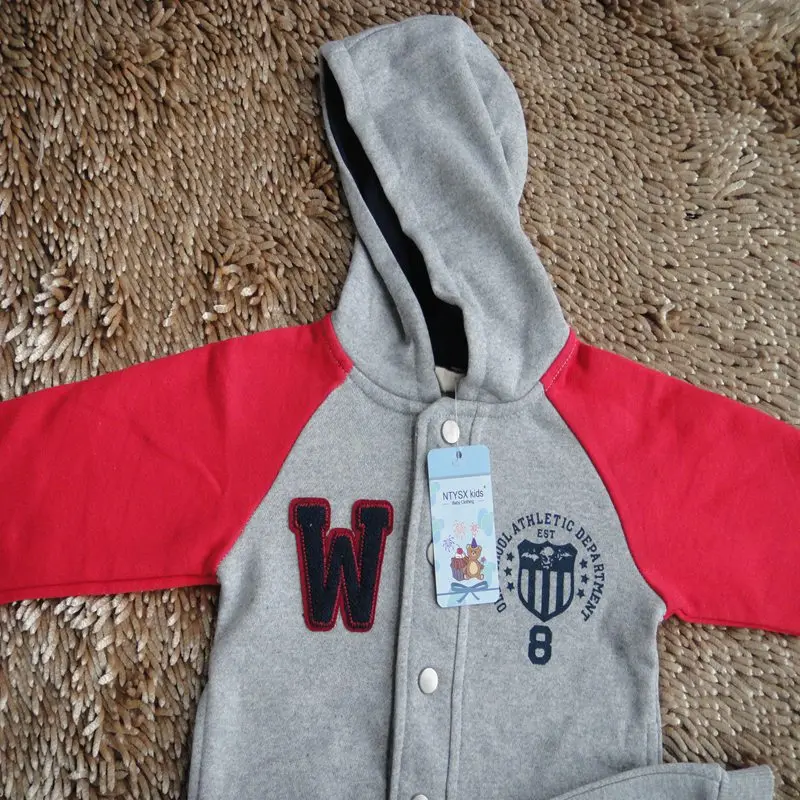 2017 Детские комплекты одежды спортивные для маленьких мальчиков модный Детский