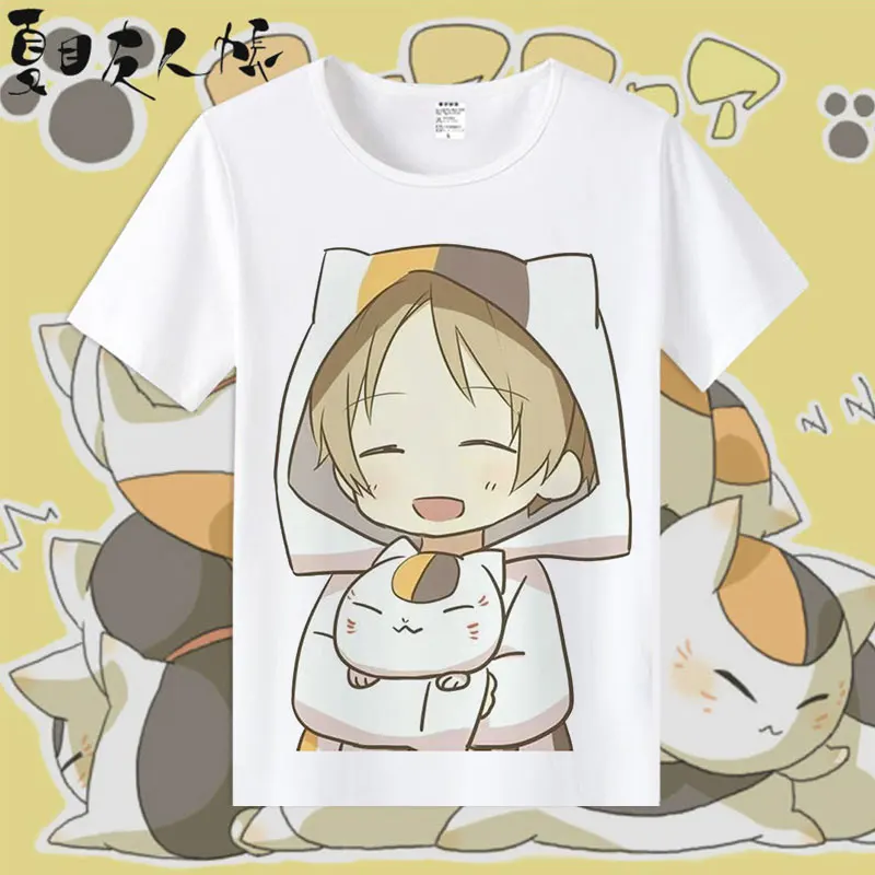 

New Anime Natsume Yuujinchou Cotton T-shirts for Women/Men Student T Shirt O Neck Short Sleeve Summer Clothes Top Tees S-3XL