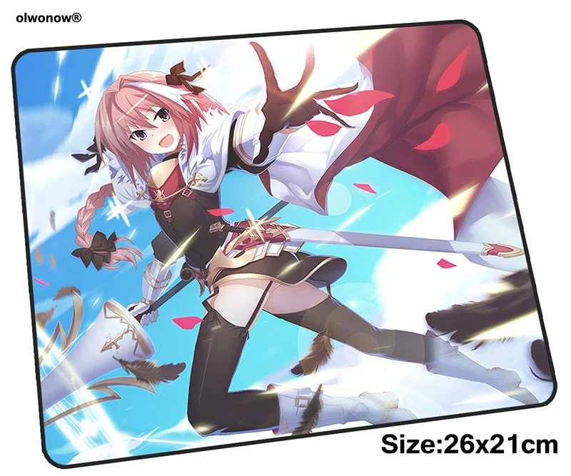 Коврик для мыши astolfo 26x21 см игровой коврик большой геймеров высококачественный