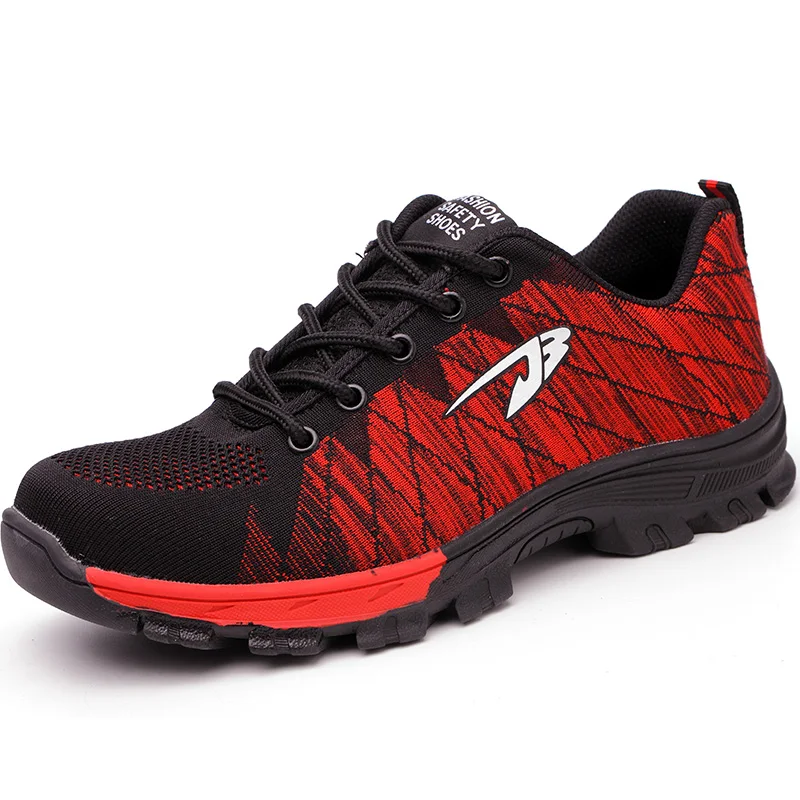 Женские модные защитные ботинки со стальным носком большие размеры | Обувь