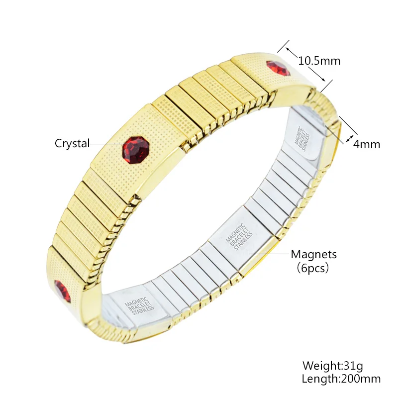 Модный здоровый браслет Vivari для женщин магнитные браслеты из нержавеющей стали