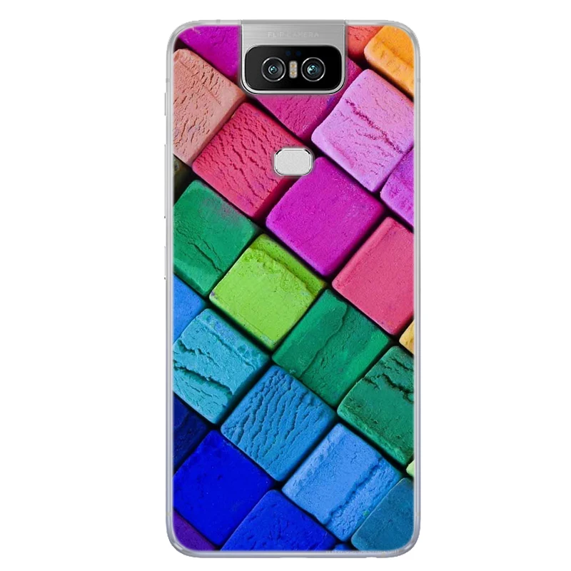 Чехол для Asus Zenfone 6 ZS630KL чехол 2019 дюйма мягкая задняя крышка из ТПУ с милым принтом