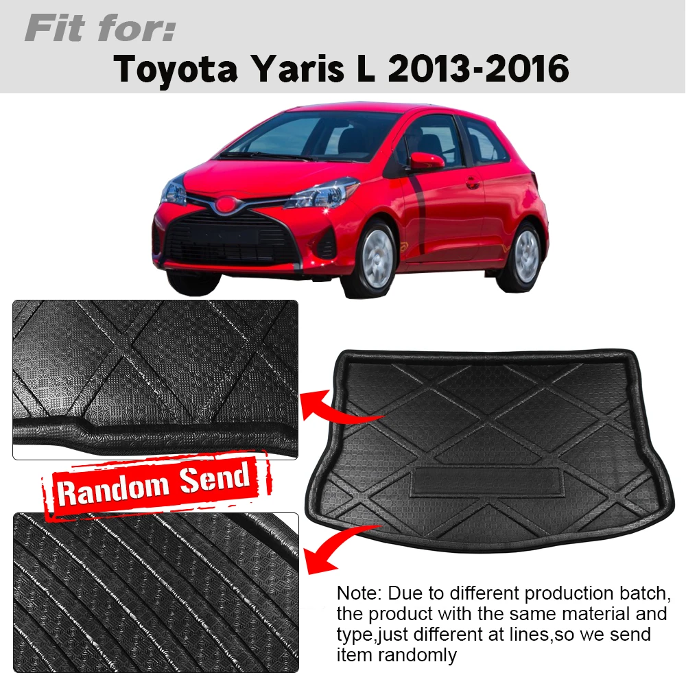 Buildreamen2 для Toyota Yaris L коврик заднего багажника автомобиля поднос напольный груза