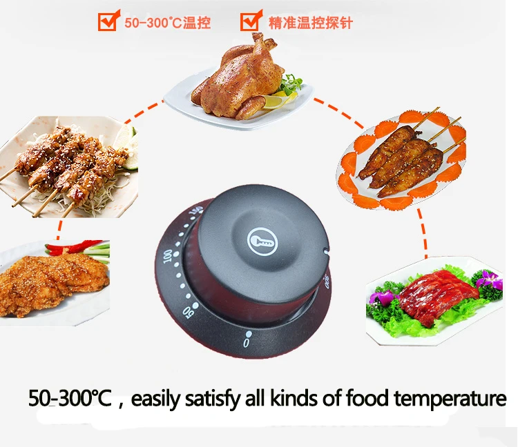 new electric desktop food oven commercial use electric grills electric griddles chicken salamander toaster fy 938 free global shipping