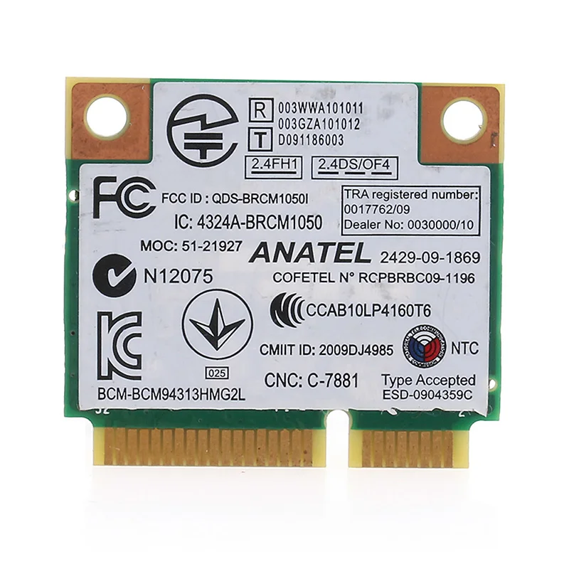 Беспроводная плата Mini PCI e WIFI карта для Lenovo G700 B490 BCM94313HMG2L 4W3750 C26| |