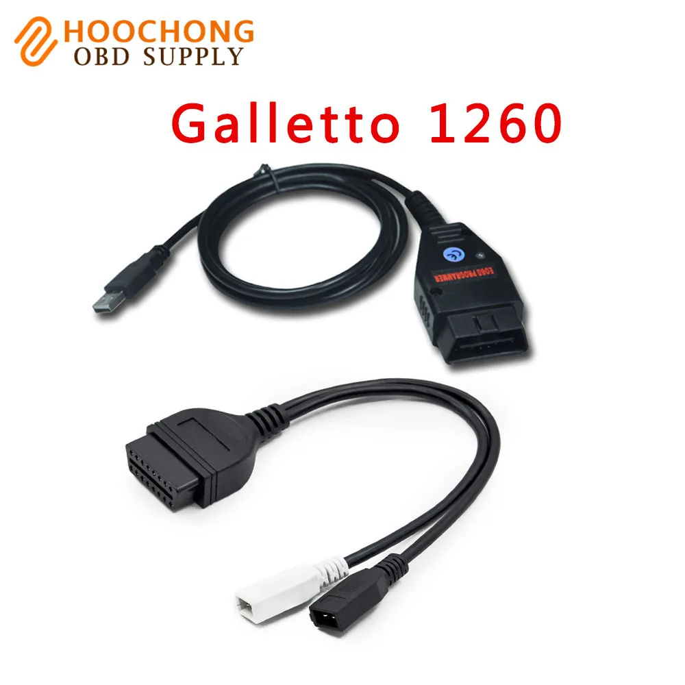 2017 новейший диагностический интерфейс Galleto 1260 EOBD2 ECU Flasher obd II инструмент для