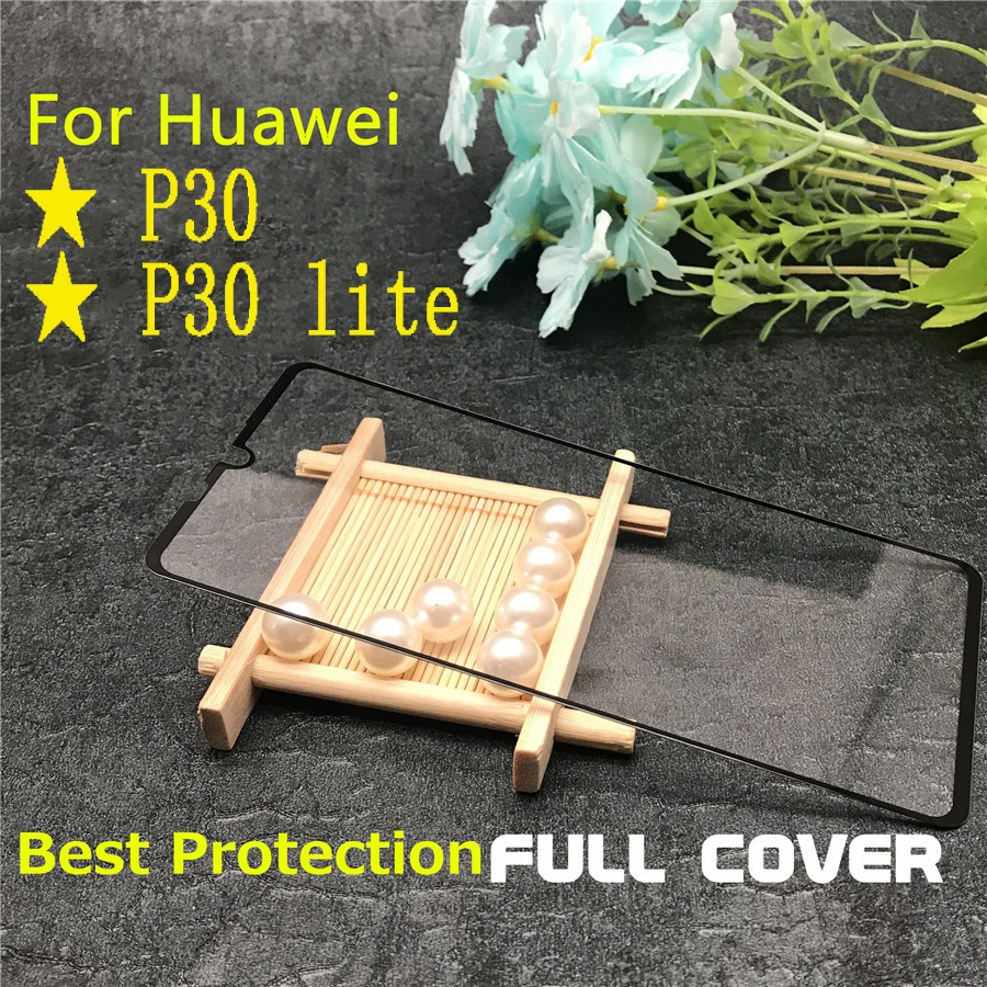 Защитное стекло для huawei p 30 lite huavei p30 p30lite легкое закаленное lited протектор экрана
