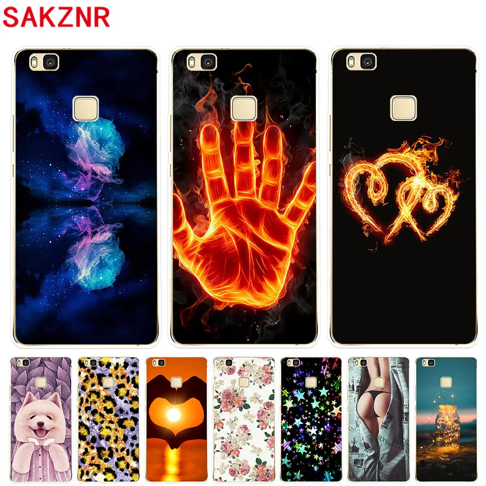Case for Huawei P9 Lite Cover Silicone TPU Soft Funda Couqe Phone |