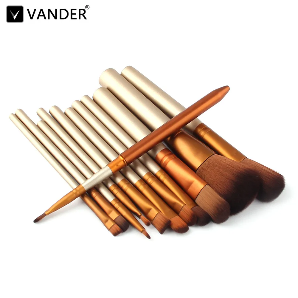 Набор кистей для макияжа Vander Professional 12 шт./лот основы лица и глаз пудры румян
