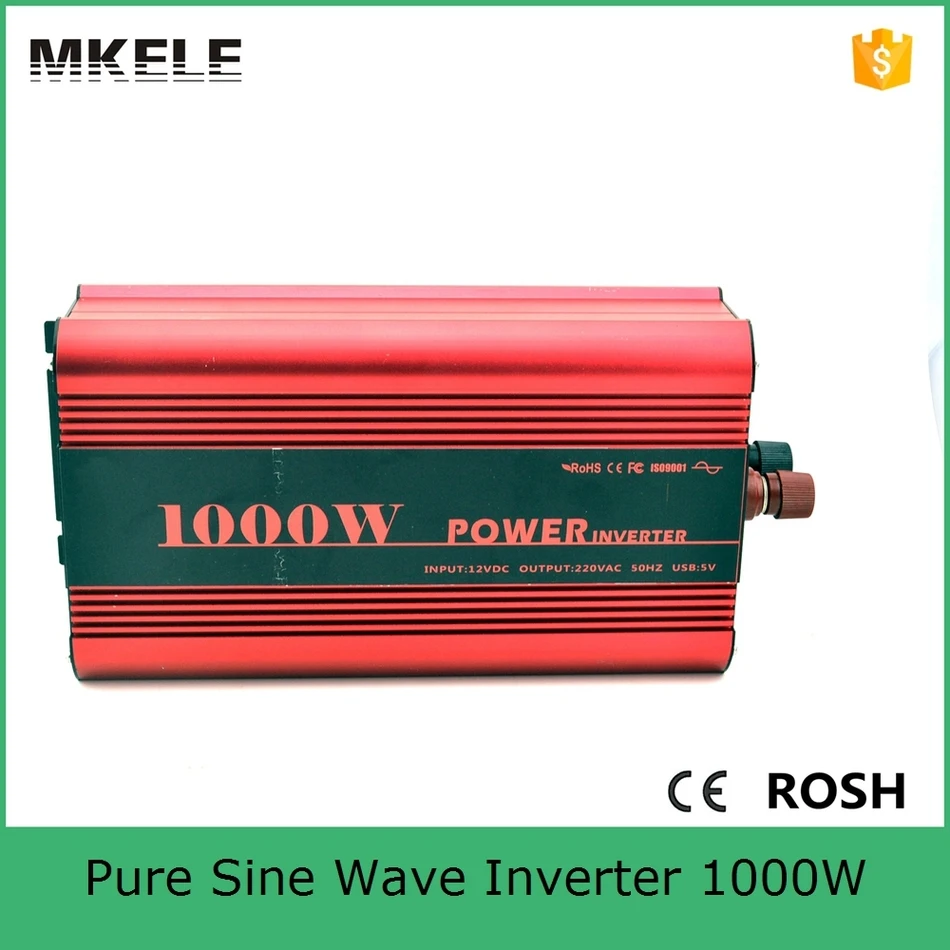 MKP1000 121R высокоэффективный 12vdc 110vac dc ac инвертор 1000 ватт настоящий синусоидальный