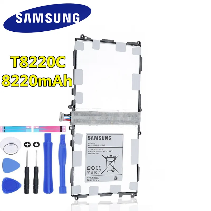 Оригинальный аккумулятор T8220E T8220C для samsung GALAXY Note 10 1 Tab Pro P600 P601 P605 P607 SM-T520 SM-T525