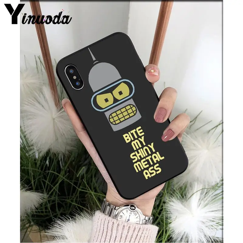 A3 Yinuoda Futurama Bender ТПУ Мягкий силиконовый чехол для телефона чехол для Apple iPhone 8 7 6 6S Plus X XS MAX 5 5S SE XR Чехол для мобильного телефона s - Цвет: A3