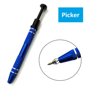 Инструмент для ремонта с четырьмя зажимами, прецизионные детали, захват микросхем, Ловец компонентов Зажимная клипса, набор ручных инструментов