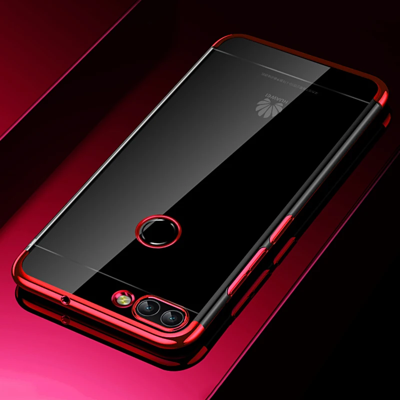 SRHE для Huawei P умный чехол Enjoy 7S Psmart силиконовый роскошное покрытие мягкая задняя