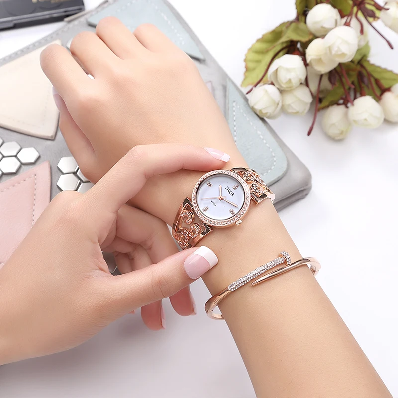 Zivok роскошные Брендовые женские часы Relogio Feminino креативные модные браслет для