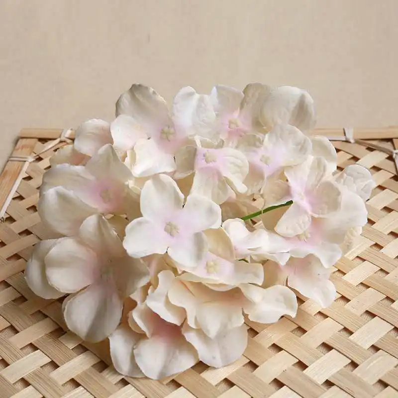 Высокое качество 50 шт./лот DIY для создания искусственных цветов искусственная Гортензия головы букет Рождество свадебное украшение дома 36 цветов - Цвет: 36