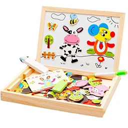 Zodiac Jigsaw Puzzle Головоломка, доска для рисования, Английский алфавит, буквы, обучающие и обучающие игрушки для детей, животные, магнитная головоломка, рисование, головоломка, игрушки - Цвет: Zodiac Jigsaw Puzzle