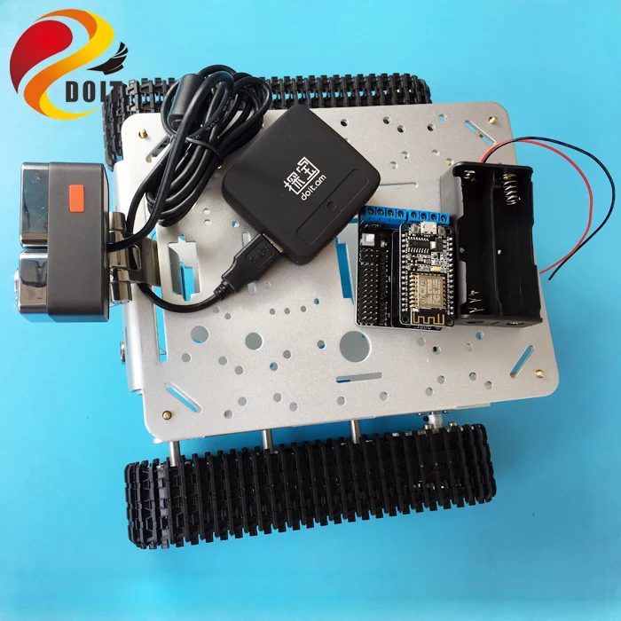 T200 дистанционное управление Wi Fi видео робот танк Мобильная платформа для Arduino