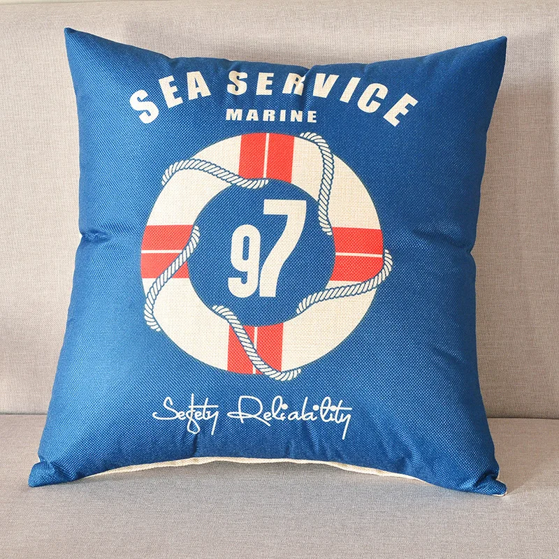 Наволочка Happy Tree с британским флагом и морским медведем декоративная подушка из